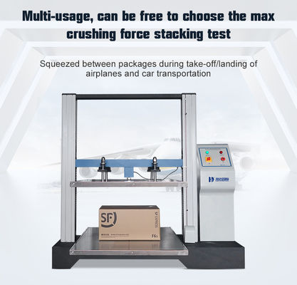 5T Computer Container Carton Compression Tester With 1/250000 Resolution