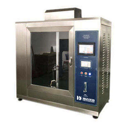 Vertical Flame Spread Testing Equipment For Textiles With Horizontal Burner Angle And Industrial Fuel Gas