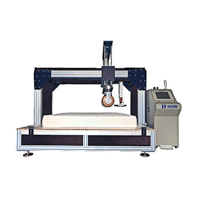 OEM PLC Color Touch Screen Furniture Testing Machines , Mattress Rollator Intergrated Tester